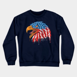 eagle independence head USA Crewneck Sweatshirt